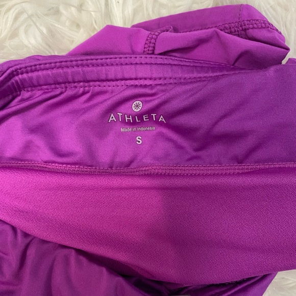 Athleta womens athletic running shorts size S Fuschia ready set go summer - Picture 9 of 16